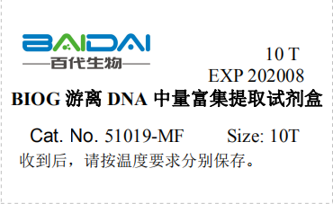BIOG血浆游离DNA中量富集提取试剂盒