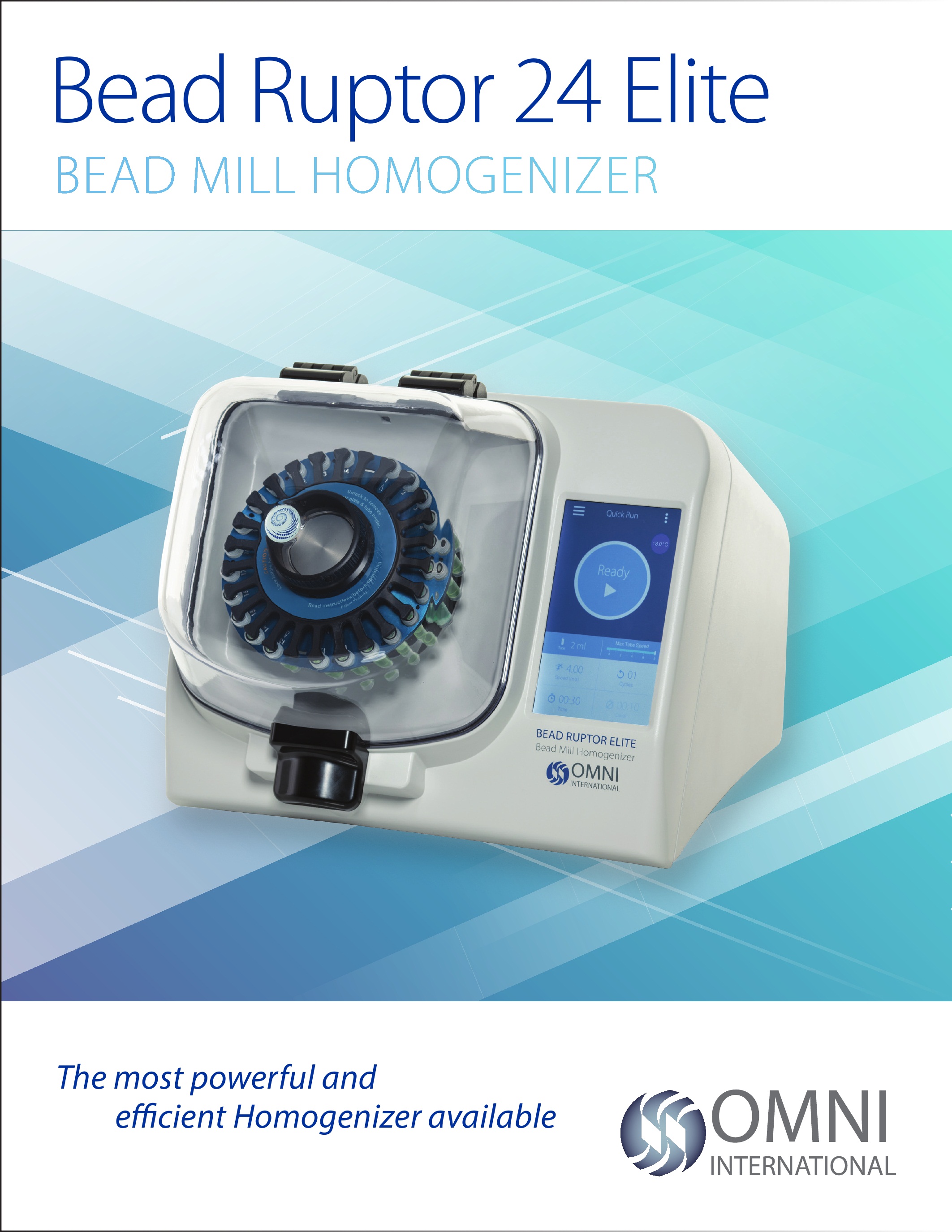 OmniBeadRuptor24 Elite多样品研磨珠均质器快速制备系统