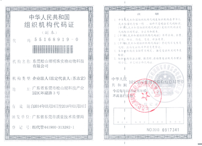 组织机构代码证副本